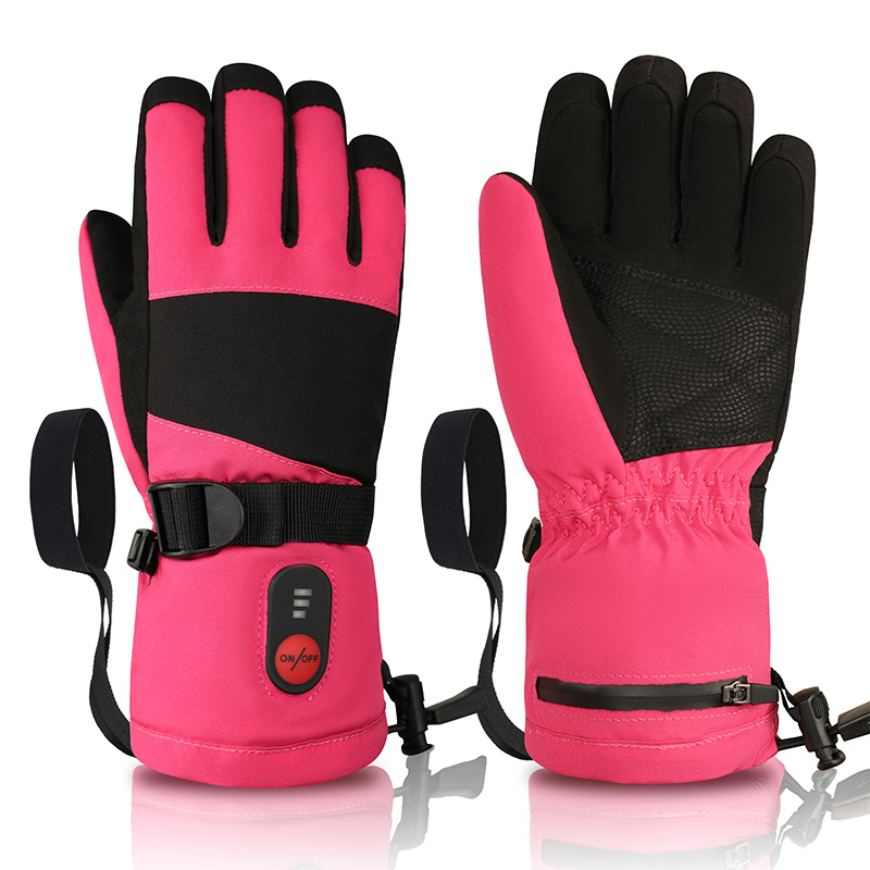 2026 Heated Gloves Kids Childr - Ski Glove Waterproof 评论和价格